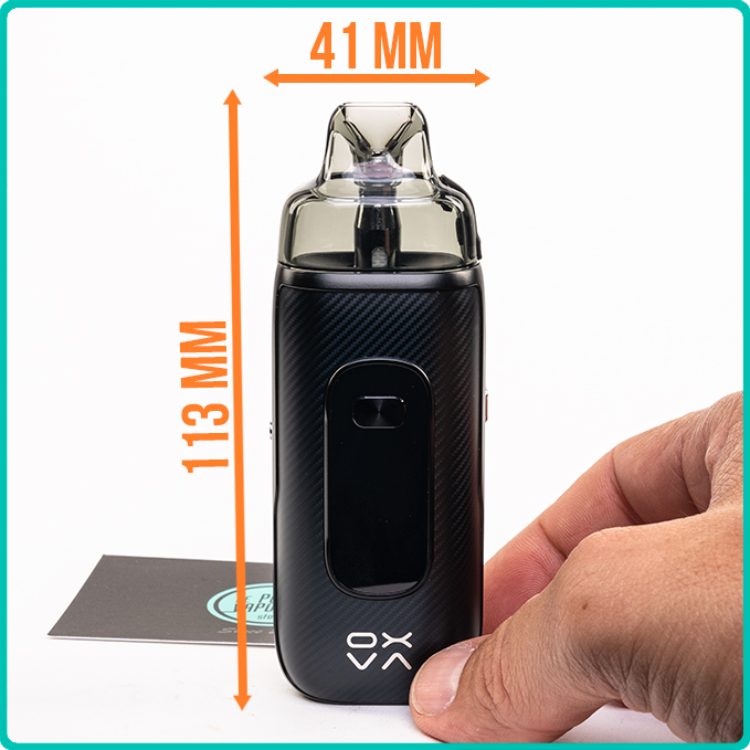 Dimensions du Pod VPrime 2 Oxva